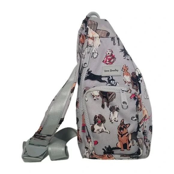Vera Bradley Best in Show Sling Backpack Vera Bradley Reactive Mini Sling Backpack Best In Show Dog B  main image 2